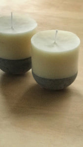 Paper&Fog Concrete Natural Beeswax Candle