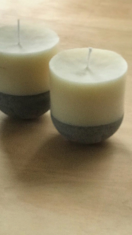 Paper&Fog Concrete Natural Beeswax Candle